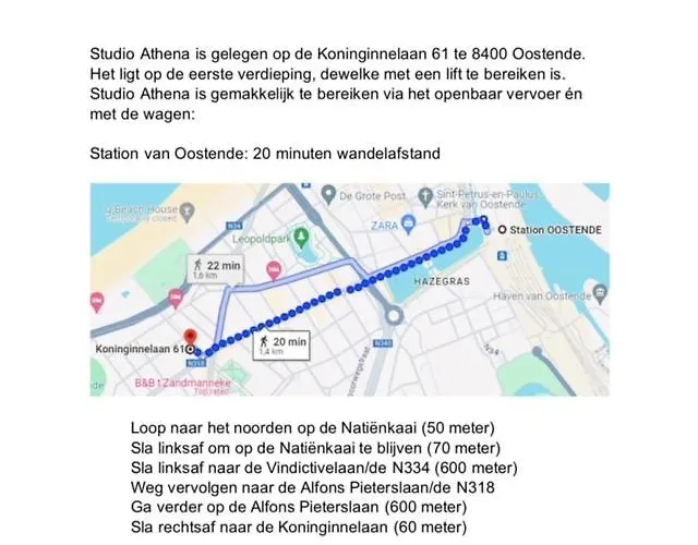 Appartement Luxe Athena Vlakbij Het Ostende